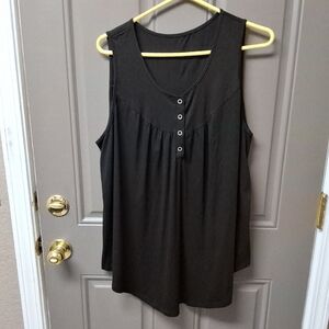 Black Sleeveless Top